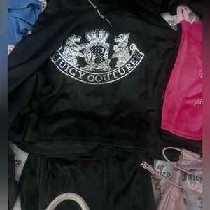 Juicy couture suit top sz L bottoms XL